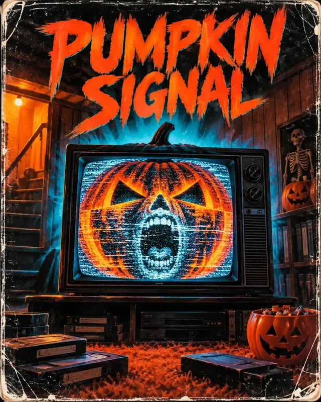 80s Halloween Retro VHS Horror Rentals