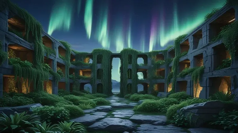 Ethereal Biofuturistic Landscapes