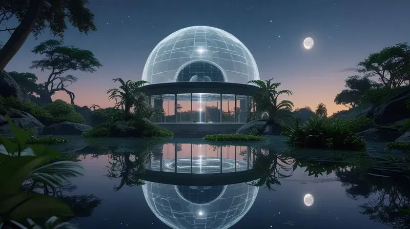 Ethereal Biofuturistic Landscapes