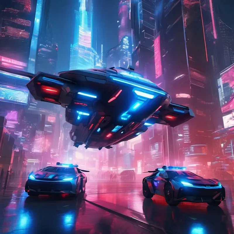 Futuristic Flying Car Collections