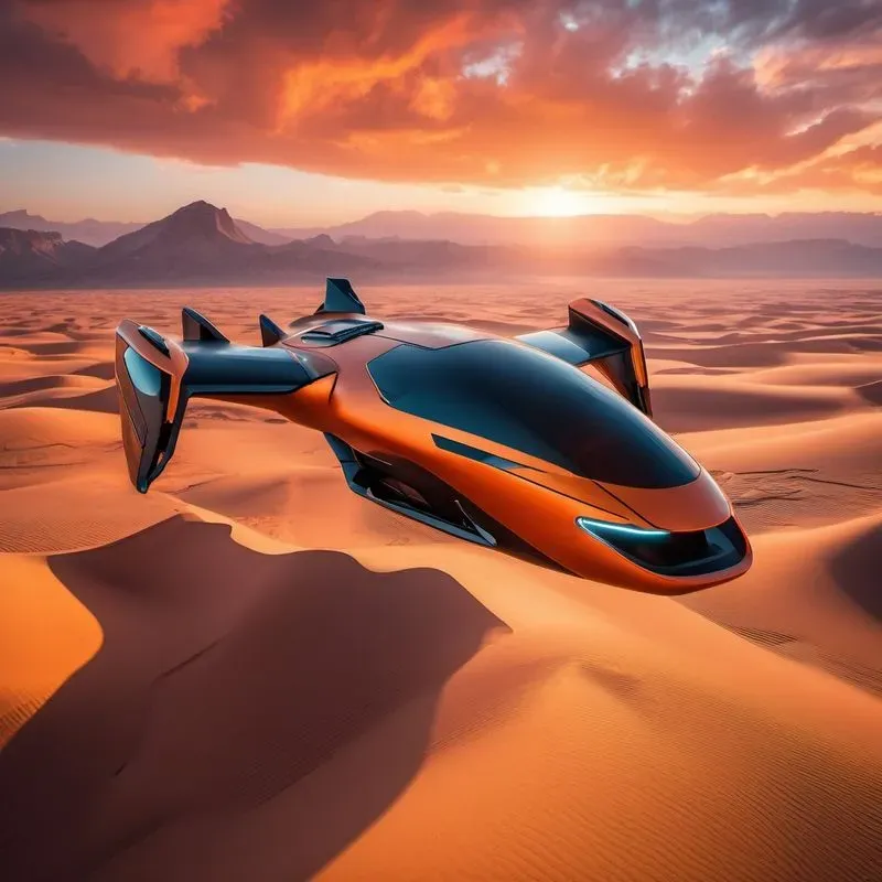 Futuristic Flying Car Collections