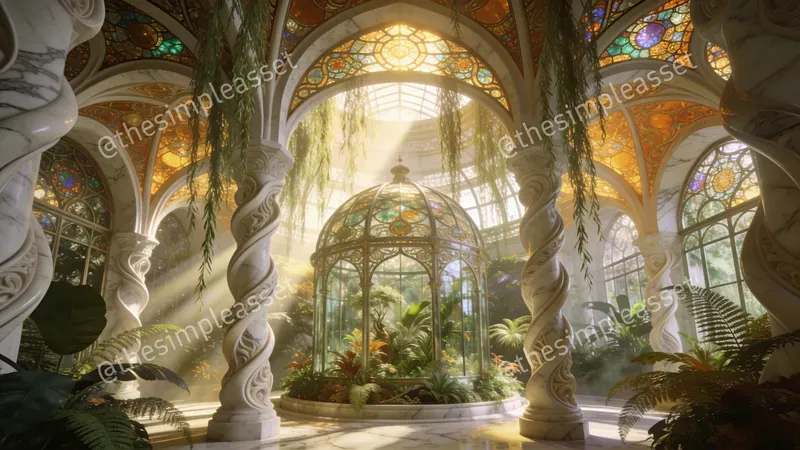 Ethereal Art Nouveau Room Designs