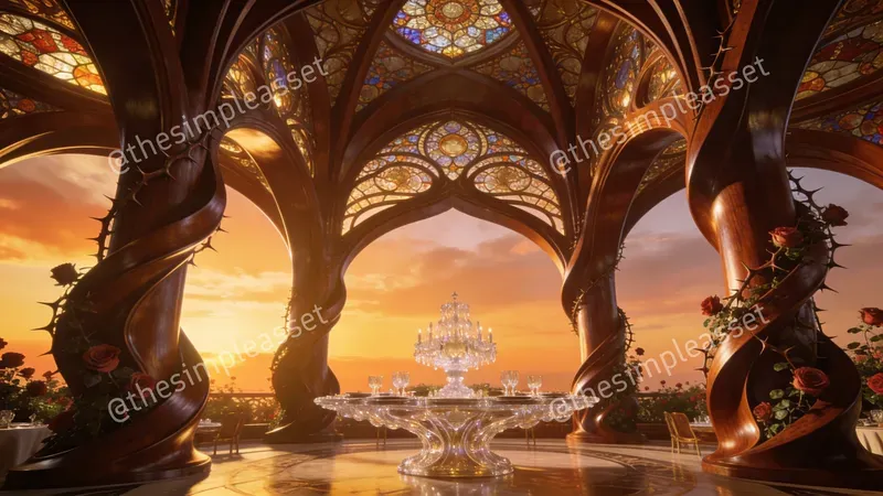 Ethereal Art Nouveau Room Designs