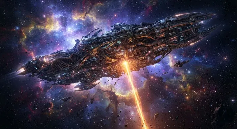 Alien Spaceship Scifi Generator