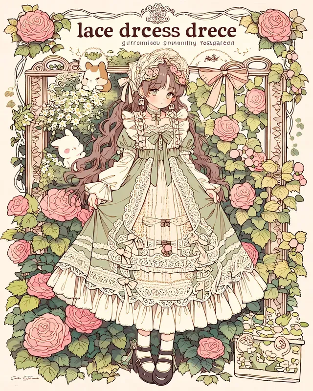 Cottagecore Character Art For Etsy