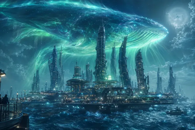 Sentient Aurora City Generator
