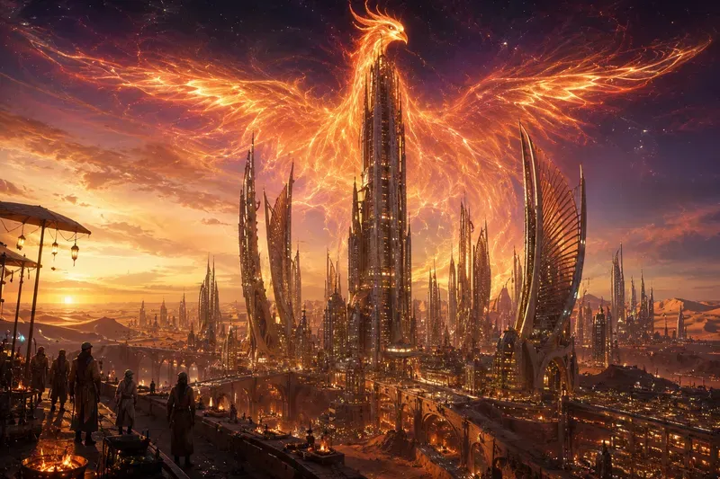 Sentient Aurora City Generator
