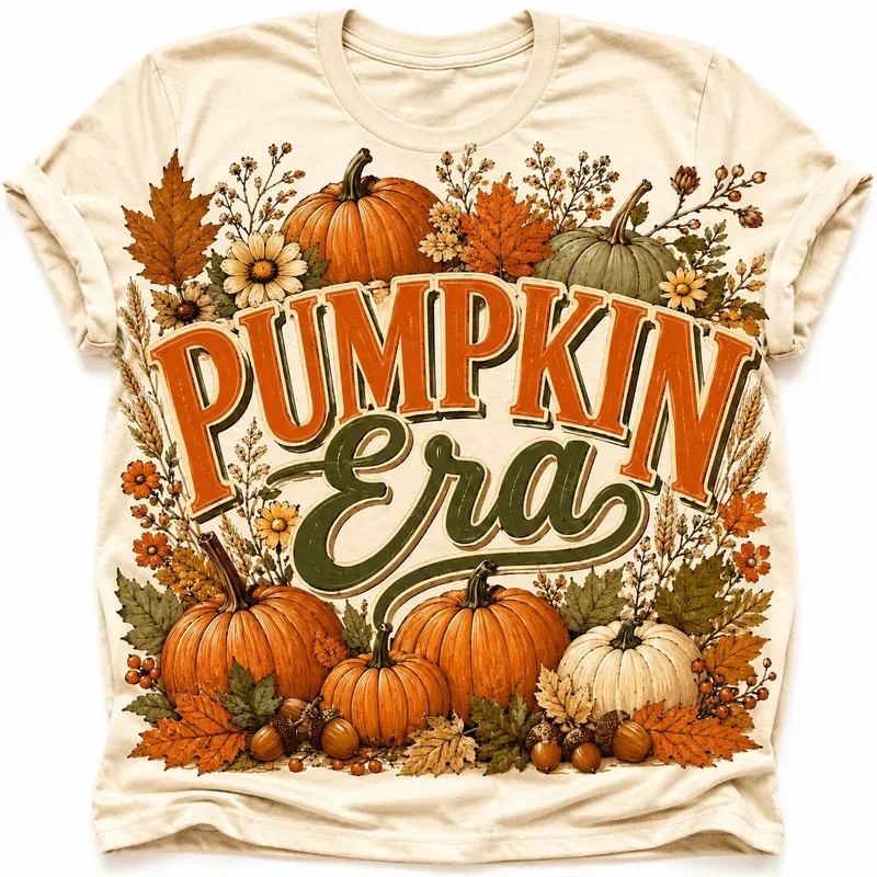 Pumpkin Era Tshirt Graphics