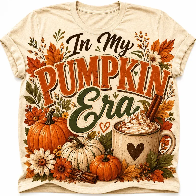 Pumpkin Era Tshirt Graphics