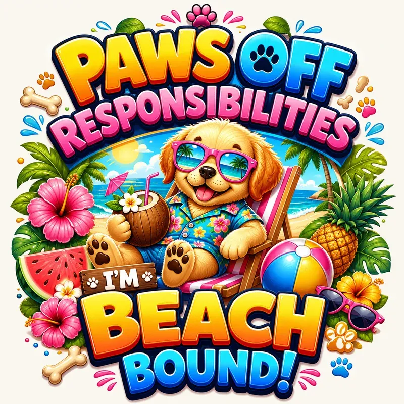 Cute Baby Animal Beach Vibes Tshirts