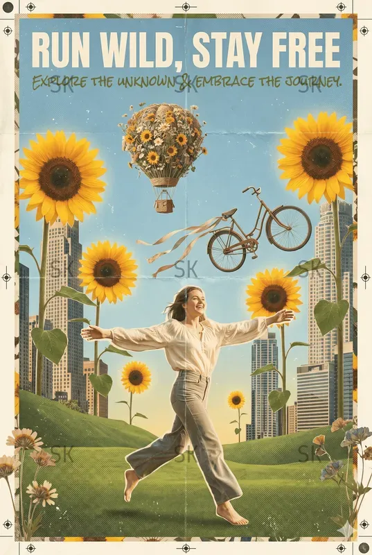 Cinematic Vintage Surreal Posters