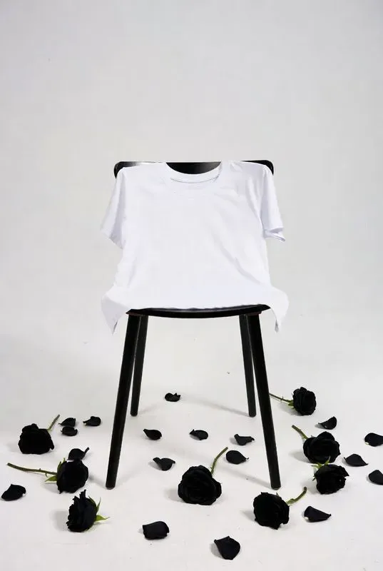 Dark Wood Chairs With Black Florals
