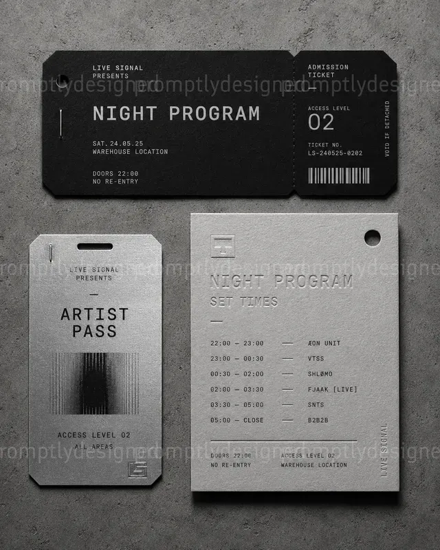 Avant Garde Ephemera Sheets