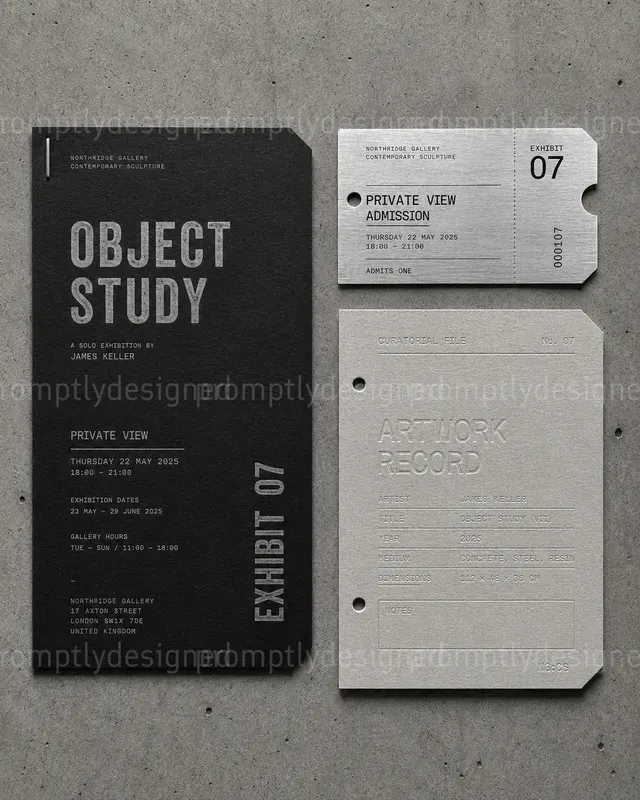 Avant Garde Ephemera Sheets
