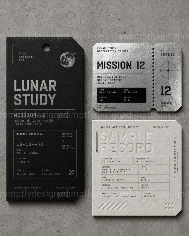 Avant Garde Ephemera Sheets