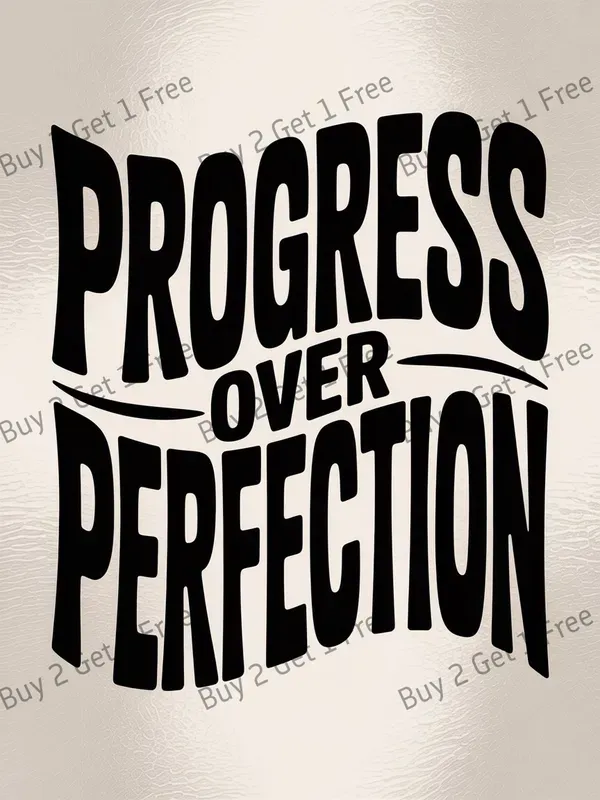 Distorted Quote Typography Posters Art