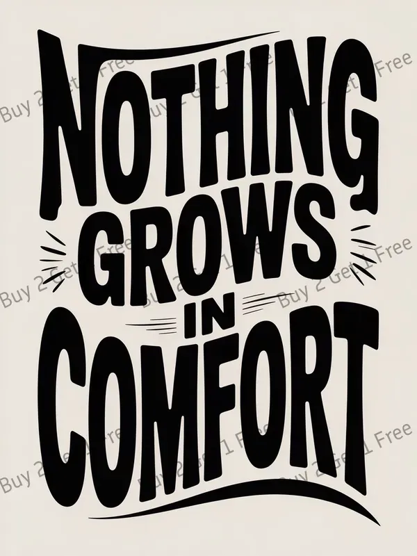 Distorted Quote Typography Posters Art