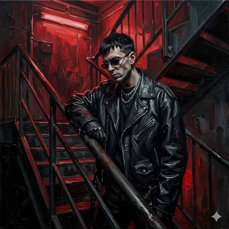 Dark Goth Oil Painting Generator