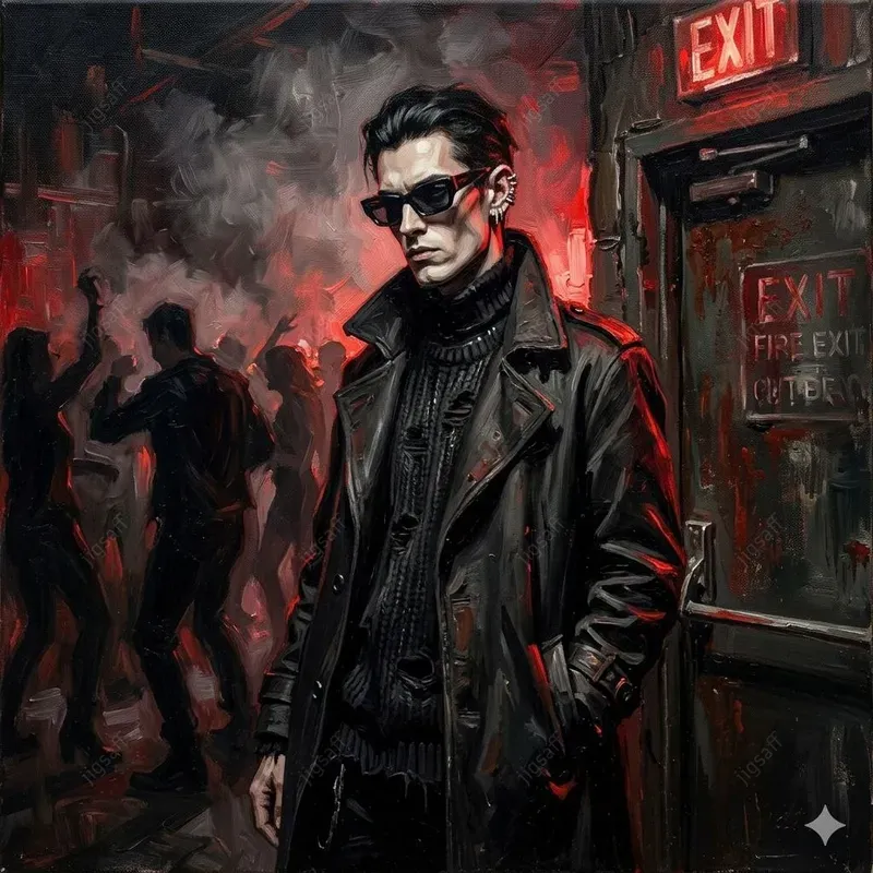 Dark Goth Oil Painting Generator