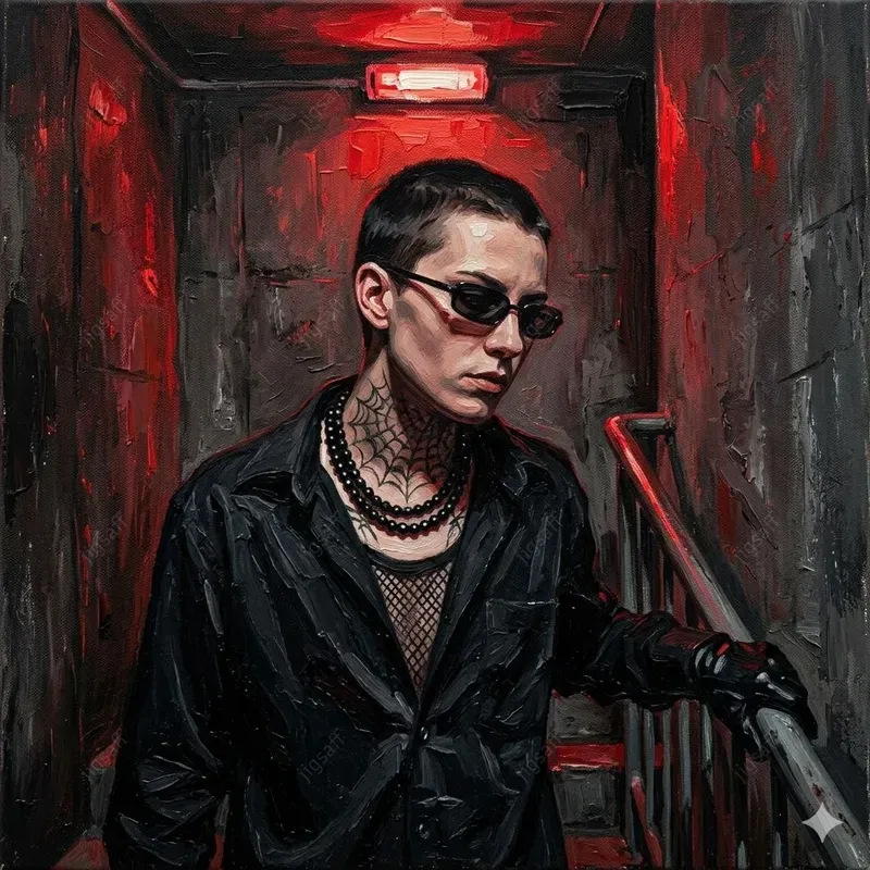 Dark Goth Oil Painting Generator