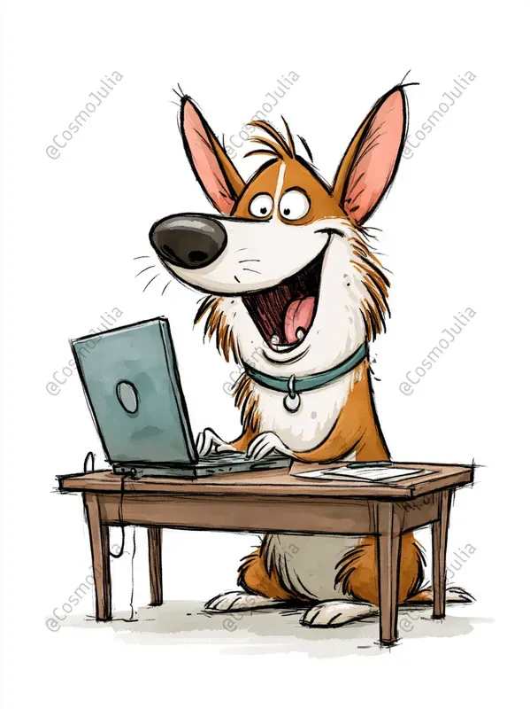 Funny Dog Clipart