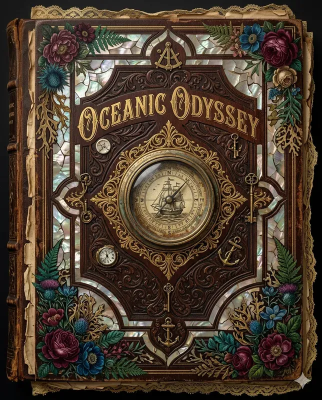 Victorian Memory Album Cover Designs