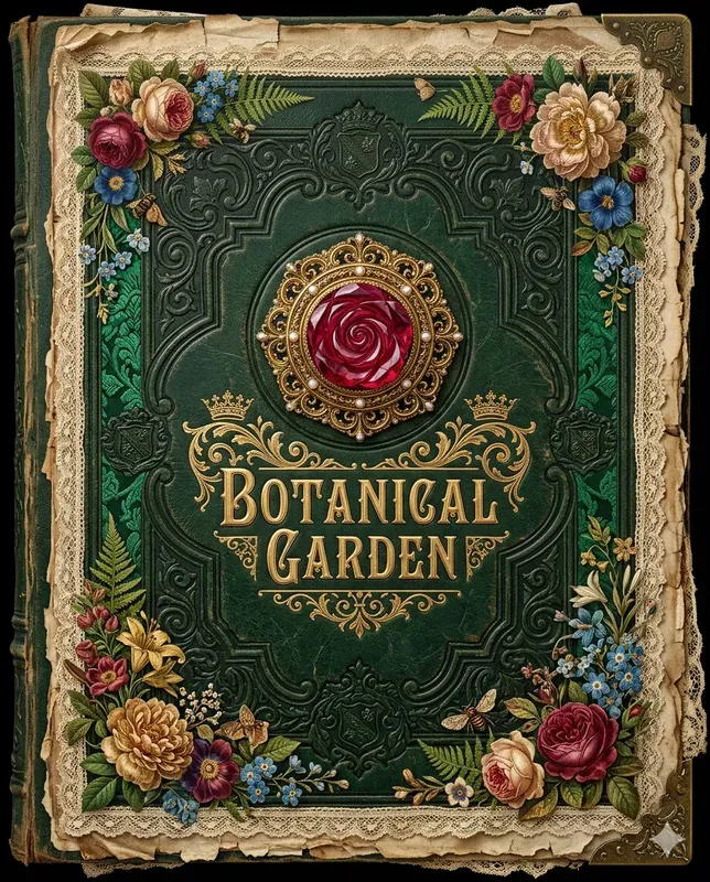 Victorian Memory Album Cover Designs