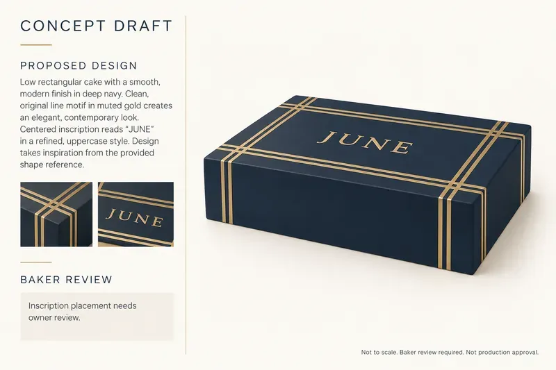 Custom Cake Proofs And Handoff Previews