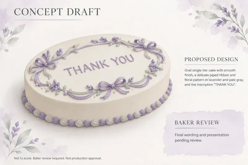 Custom Cake Proofs And Handoff Previews