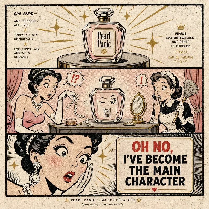 Luxury Comic Perfume Meme Ads