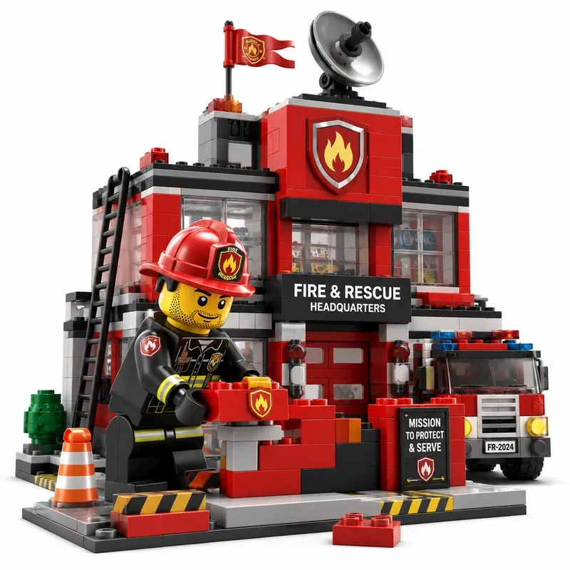 Premium Toy Brick Builder Characters