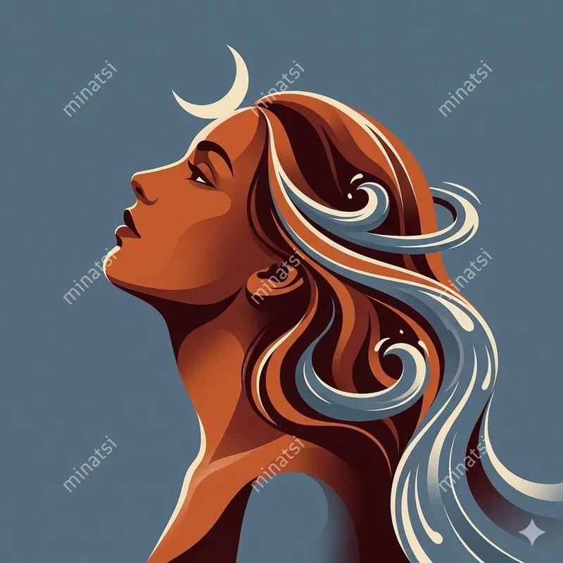 Surreal Minimalist Vector Portraits