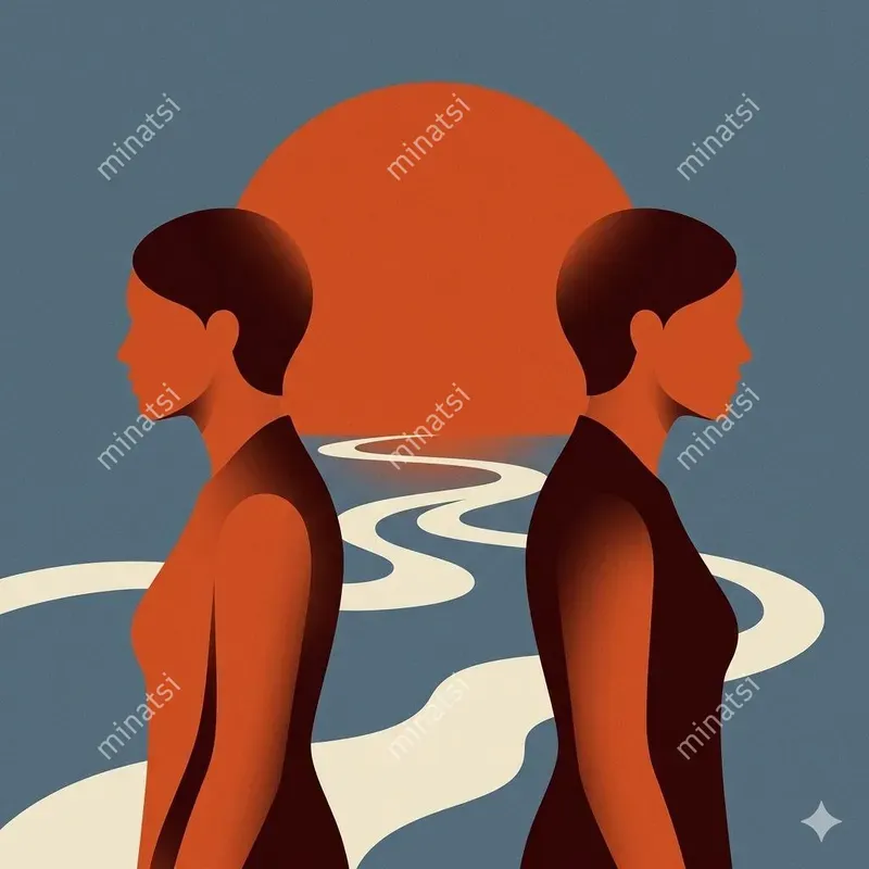 Surreal Minimalist Vector Portraits