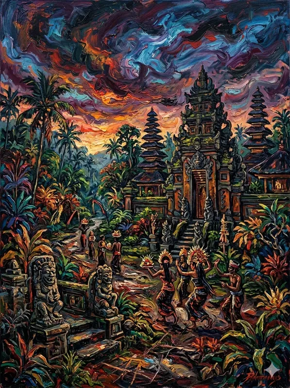 Impasto Dreamscape Travel Posters