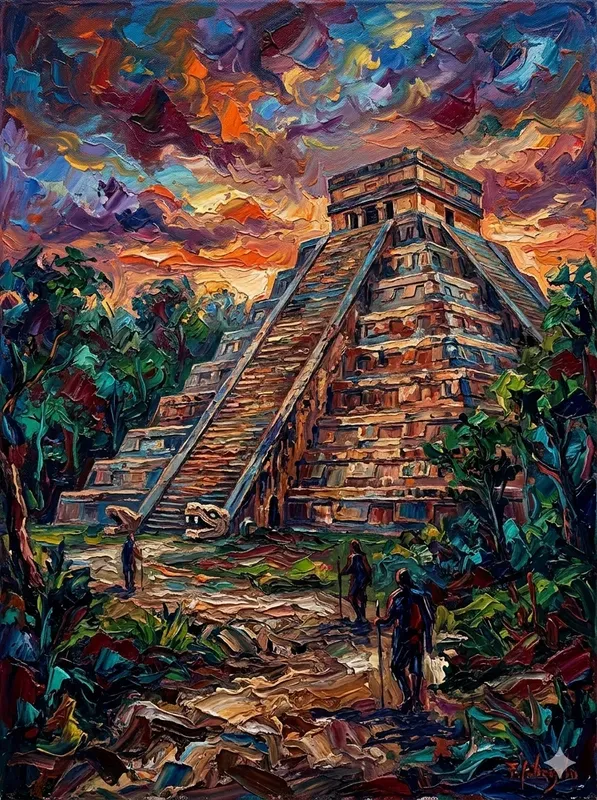 Impasto Dreamscape Travel Posters