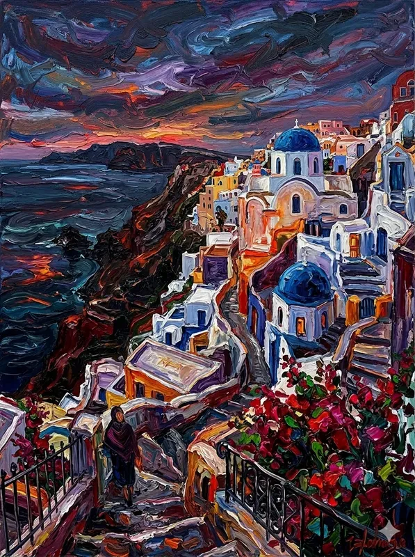 Impasto Dreamscape Travel Posters