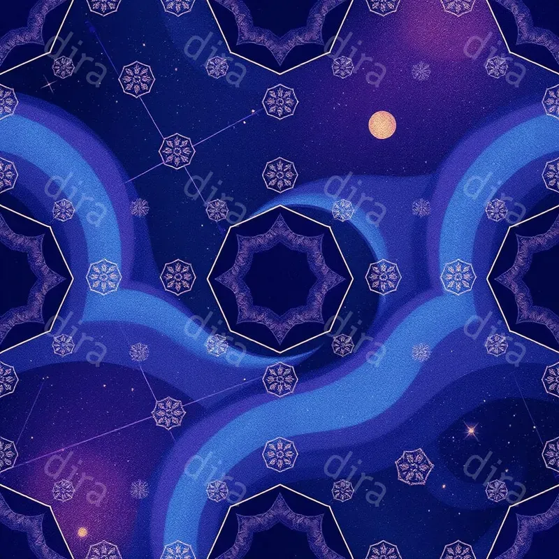 Geometric Overlay Seamless Patterns