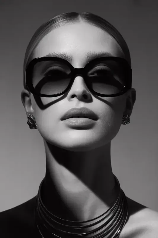 Black White Glamour Fashion Photos