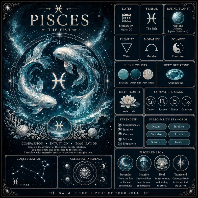 Zodiac Sign Infographics