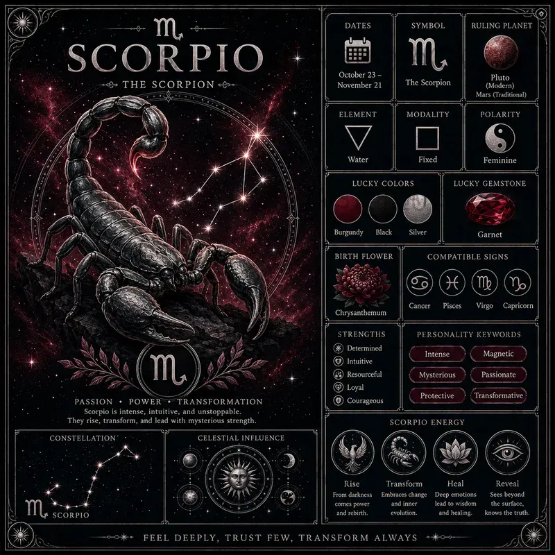 Zodiac Sign Infographics