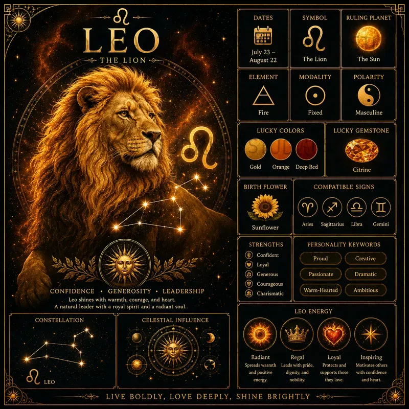 Zodiac Sign Infographics