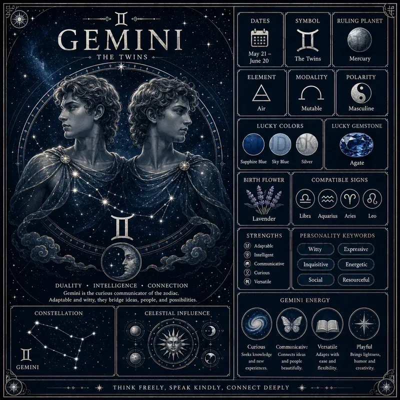 Zodiac Sign Infographics