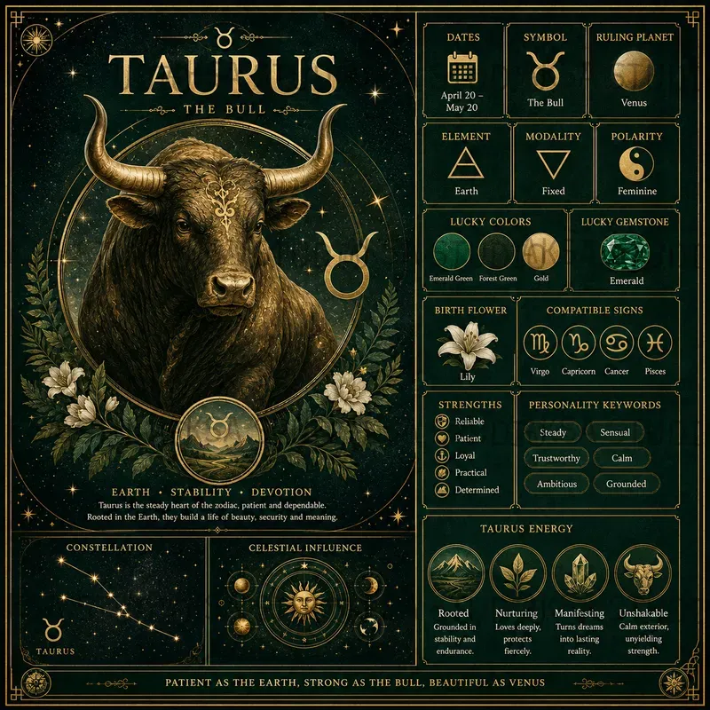 Zodiac Sign Infographics