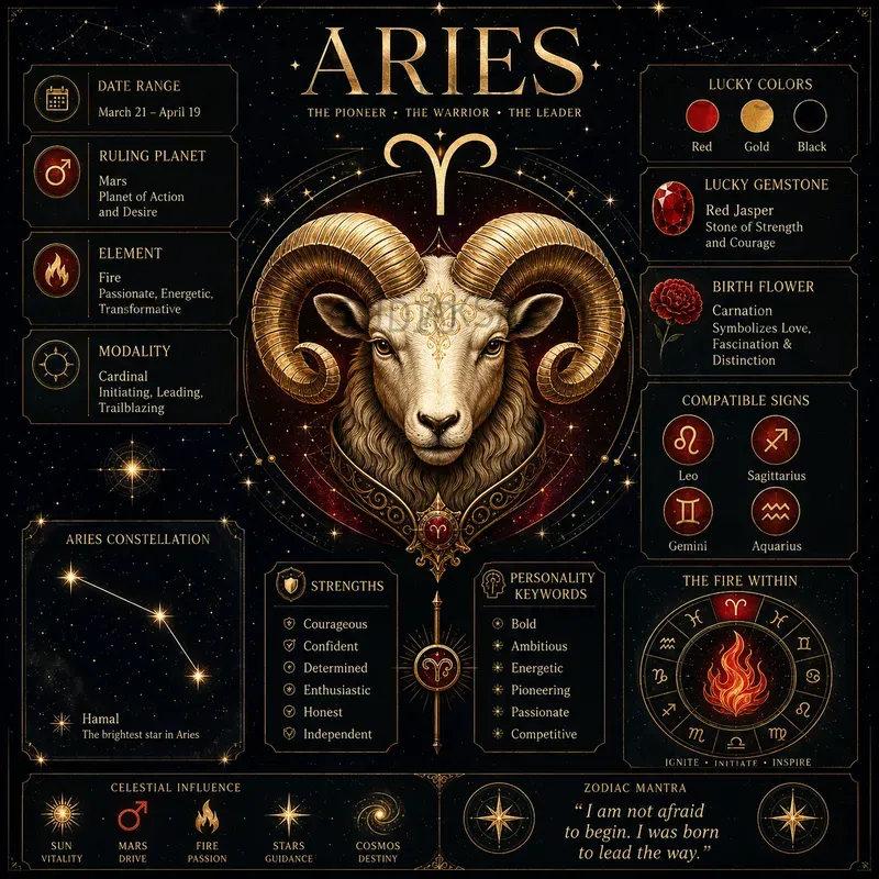 Zodiac Sign Infographics
