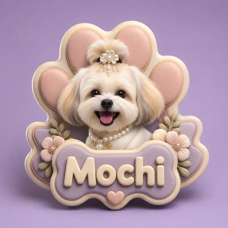 Pet Photos To 3D Name Badges