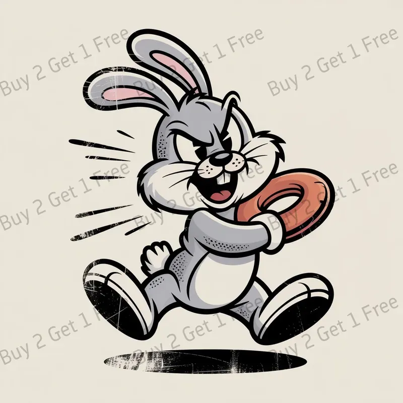 Retro Distressed Cartoon Mascot Vectors