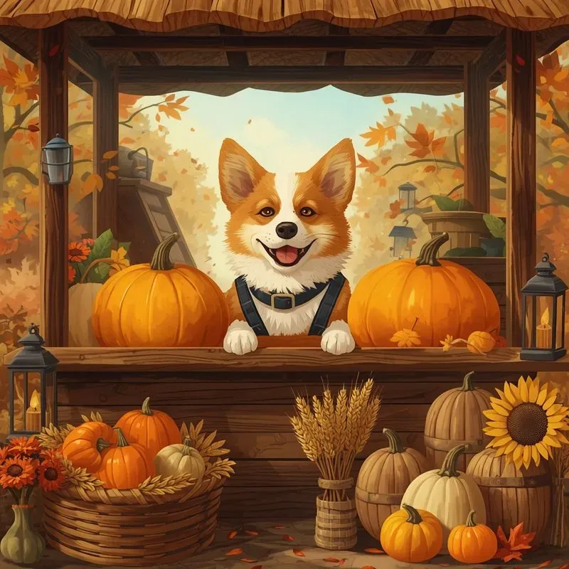 Adorable Harvest Market Pets