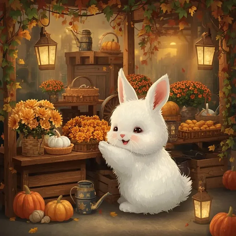 Adorable Harvest Market Pets