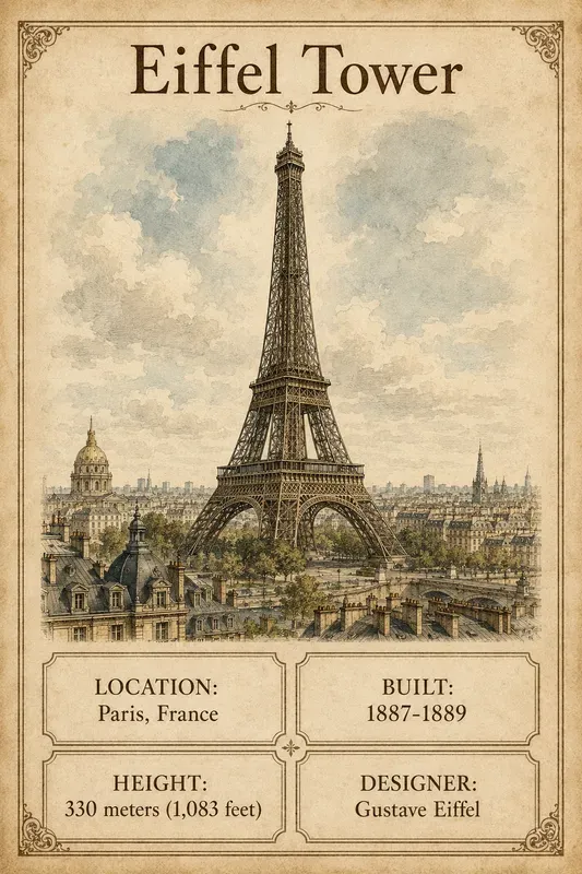 Vintage Fact Plate Generator