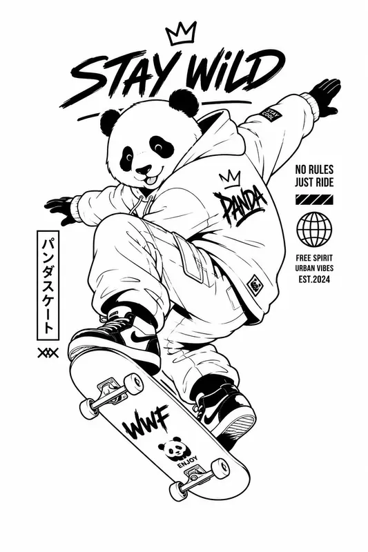 Urban Back Print Character Collections